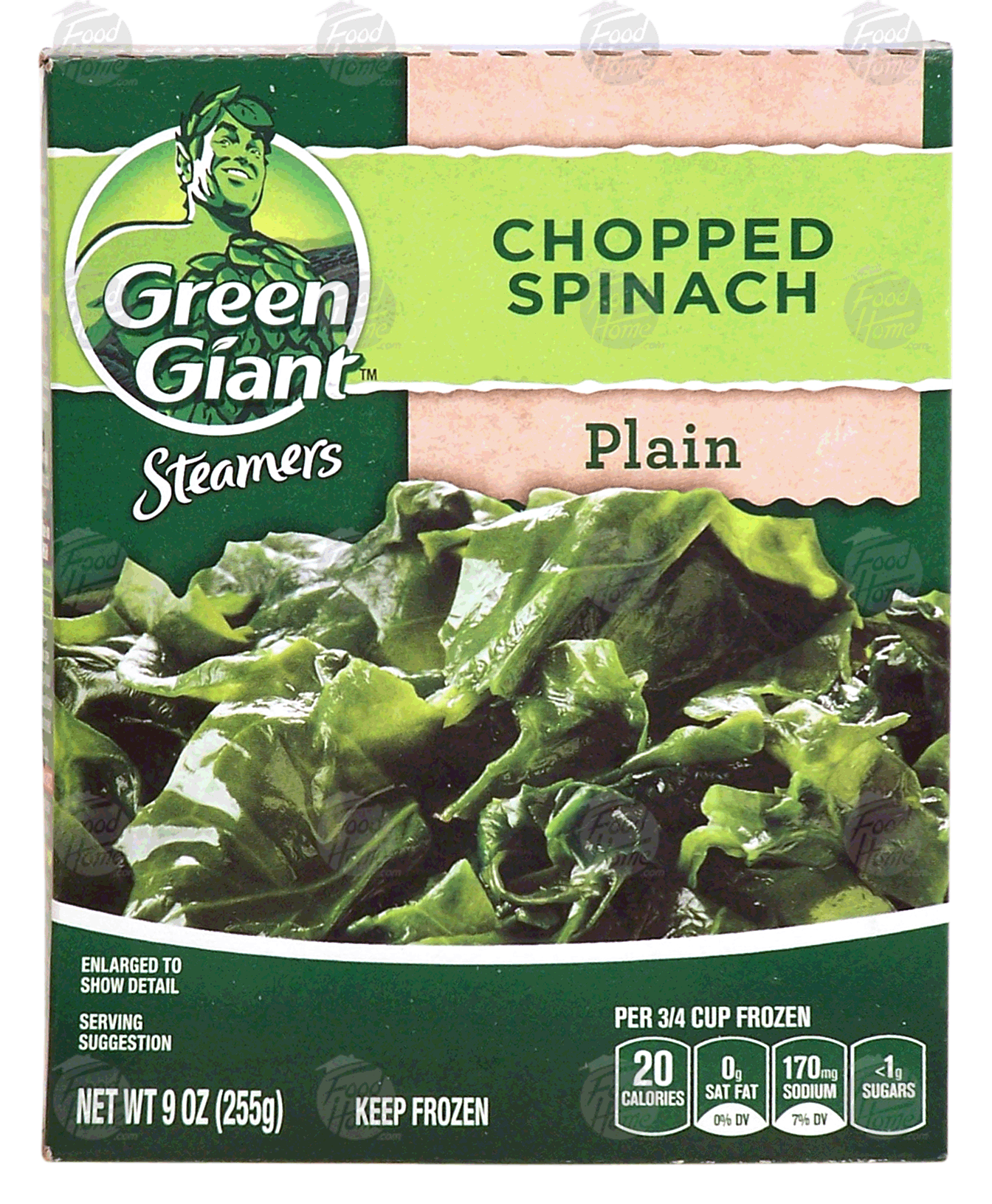Green Giant Steamers chopped spinach, plain Full-Size Picture